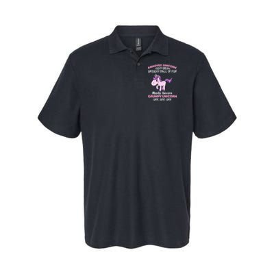 Annoyed Unicorn Funny Polo