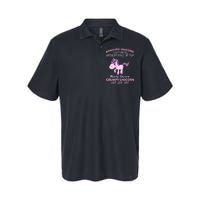 Annoyed Unicorn Funny Softstyle Adult Sport Polo