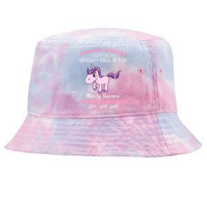 Annoyed Unicorn Funny Tie-Dyed Bucket Hat