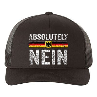 Absolutely Nein Oktoberfest German Flag Yupoong Adult 5-Panel Trucker Hat