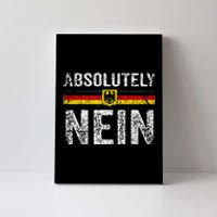 Absolutely Nein Oktoberfest German Flag Canvas