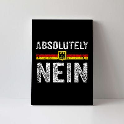 Absolutely Nein Oktoberfest German Flag Canvas