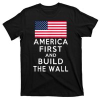 America Number One Again And Build A Wall T-Shirt