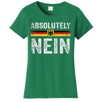 Absolutely Nein Oktoberfest German Flag Women's T-Shirt