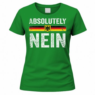 Absolutely Nein Oktoberfest German Flag Women's T-Shirt