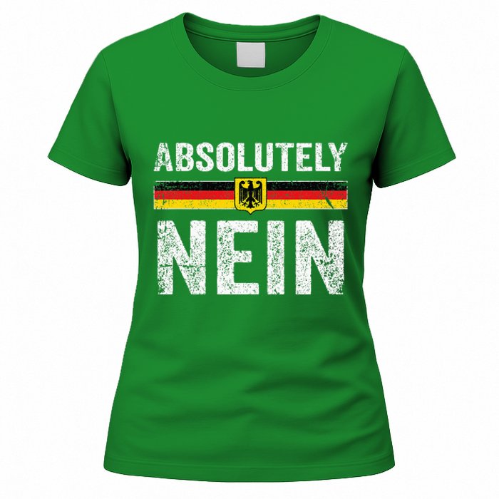 Absolutely Nein Oktoberfest German Flag Women's T-Shirt