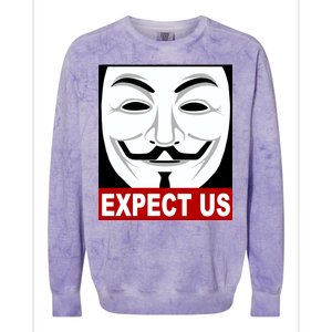 Anonymous Expect Us Internet Colorblast Crewneck Sweatshirt