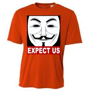 Anonymous Expect Us Internet Cooling Performance Crew T-Shirt