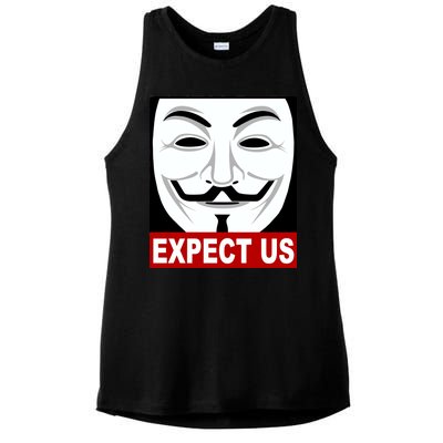 Anonymous Expect Us Internet Ladies PosiCharge Tri-Blend Wicking Tank