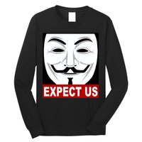 Anonymous Expect Us Internet Long Sleeve Shirt