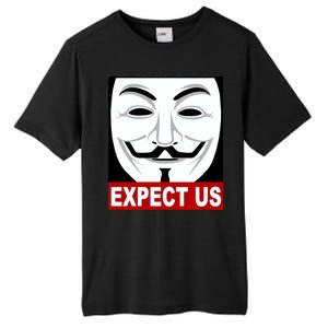 Anonymous Expect Us Internet Tall Fusion ChromaSoft Performance T-Shirt