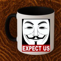 Anonymous Expect Us Internet Mug