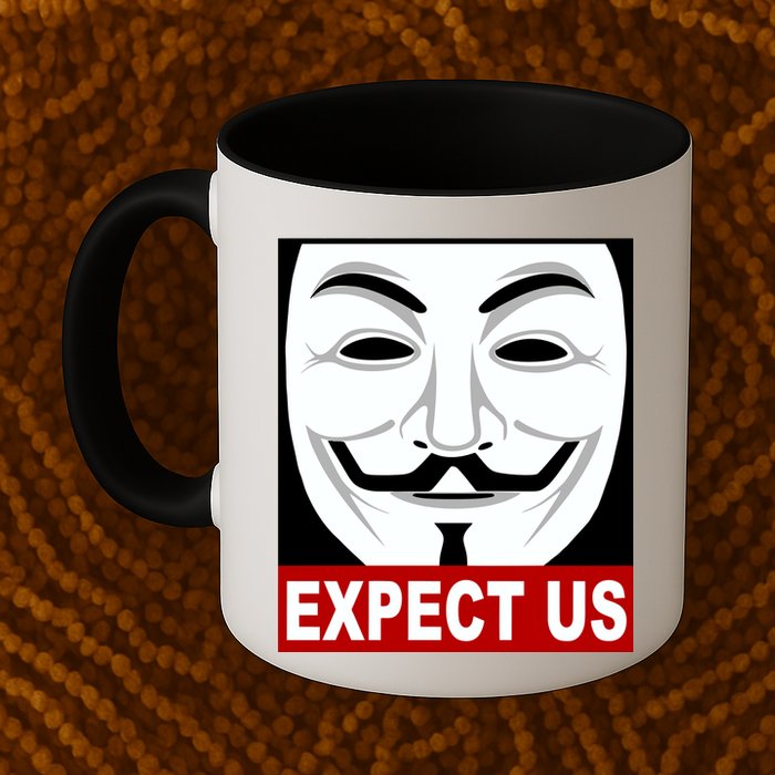 Anonymous Expect Us Internet Mug