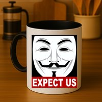 Anonymous Expect Us Internet Mug
