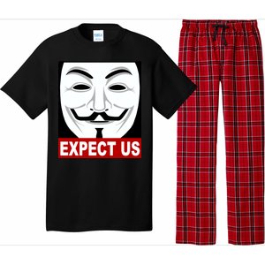 Anonymous Expect Us Internet Pajama Set