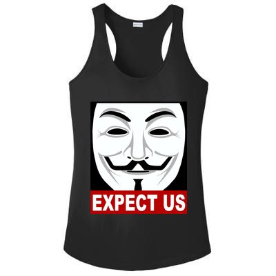 Anonymous Expect Us Internet Ladies PosiCharge Competitor Racerback Tank