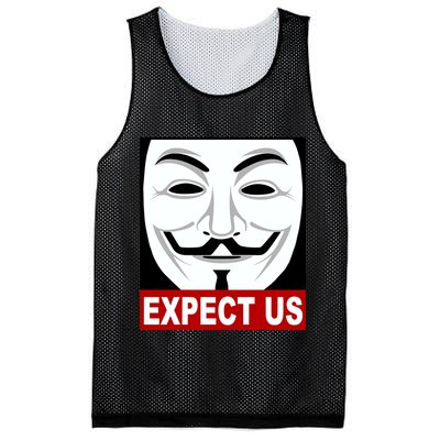Anonymous Expect Us Internet Mesh Reversible Basketball Jersey Tank