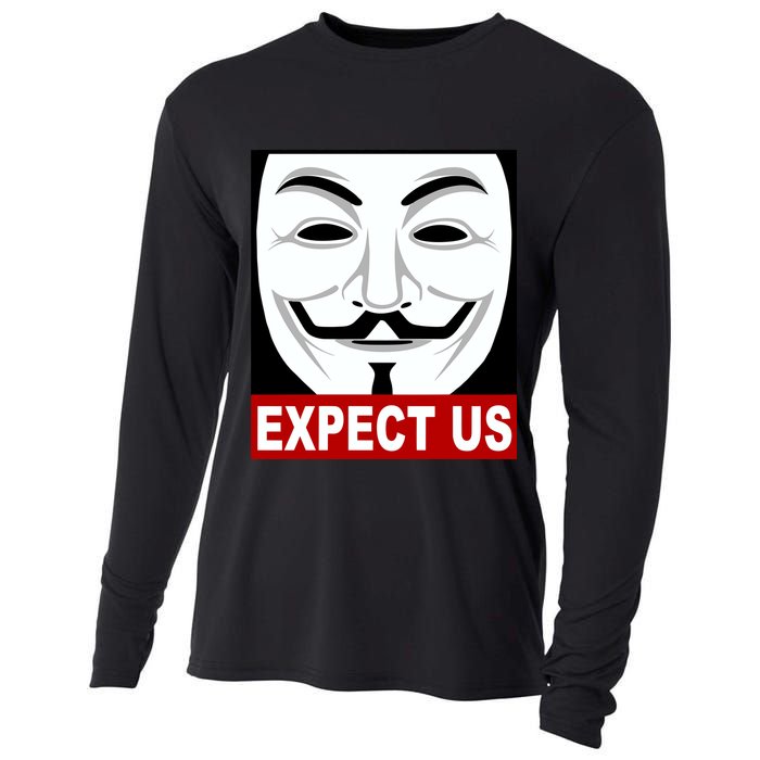 Anonymous Expect Us Internet Cooling Performance Long Sleeve Crew