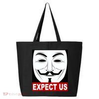 Anonymous Expect Us Internet 25L Jumbo Tote