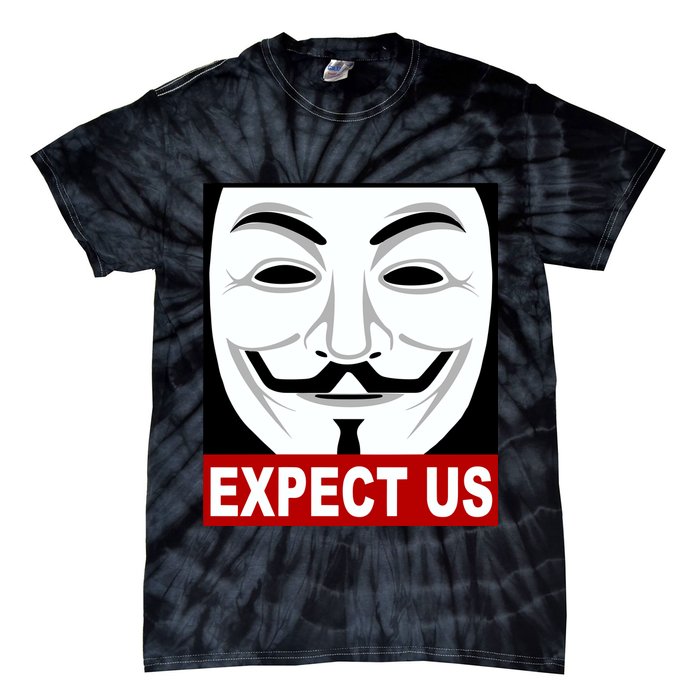 Anonymous Expect Us Internet Tie-Dye T-Shirt