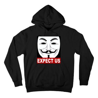 Anonymous Expect Us Internet Tall Hoodie