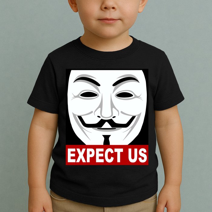 Anonymous Expect Us Internet Toddler T-Shirt