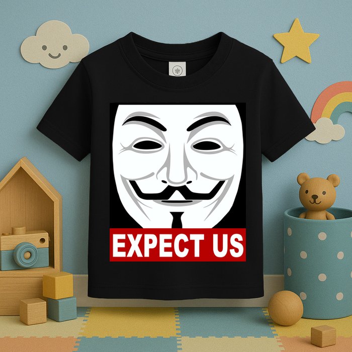 Anonymous Expect Us Internet Toddler T-Shirt