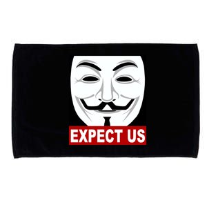 Anonymous Expect Us Internet Microfiber Hand Towel