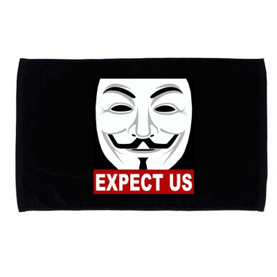 Anonymous Expect Us Internet Microfiber Hand Towel