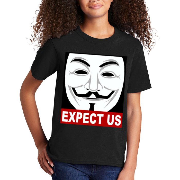Anonymous Expect Us Internet Kids T-Shirt
