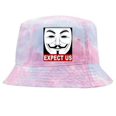 Anonymous Expect Us Internet Tie-Dyed Bucket Hat