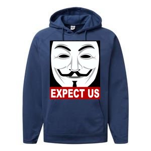 Anonymous Expect Us Internet Performance Fleece Hoodie