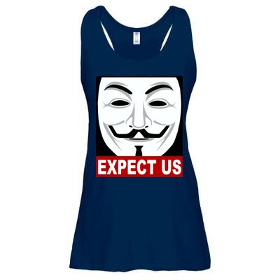 Anonymous Expect Us Internet Ladies Essential Flowy Tank