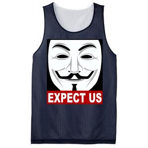 Anonymous Expect Us Internet Mesh Reversible Basketball Jersey Tank