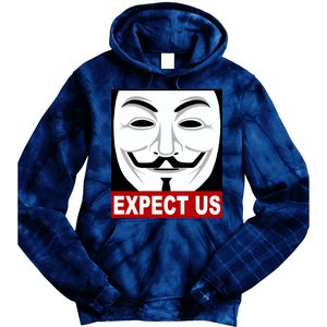 Anonymous Expect Us Internet Tie Dye Hoodie