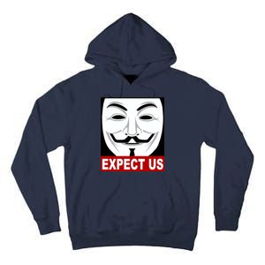 Anonymous Expect Us Internet Tall Hoodie