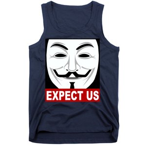 Anonymous Expect Us Internet Tank Top