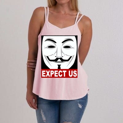 Anonymous Expect Us Internet Women's Strappy Tank