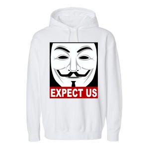 Anonymous Expect Us Internet Garment-Dyed Fleece Hoodie