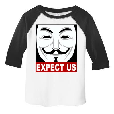 Anonymous Expect Us Internet Toddler Fine Jersey T-Shirt