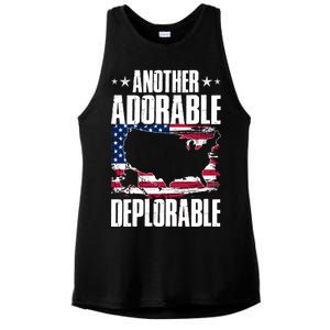 Another Adorable Deplorable Pro Trump Ladies PosiCharge Tri-Blend Wicking Tank