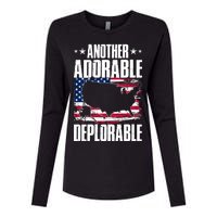 Another Adorable Deplorable Pro Trump Womens Cotton Relaxed Long Sleeve T-Shirt