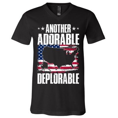 Another Adorable Deplorable Pro Trump V-Neck T-Shirt