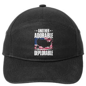 Another Adorable Deplorable Pro Trump 7-Panel Snapback Hat