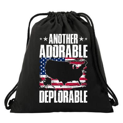 Another Adorable Deplorable Pro Trump Drawstring Bag