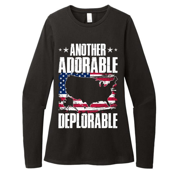 Another Adorable Deplorable Pro Trump Womens CVC Long Sleeve Shirt