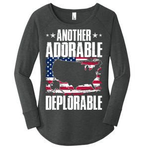 Another Adorable Deplorable Pro Trump Women's Perfect Tri Tunic Long Sleeve Shirt