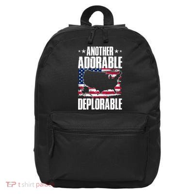 Another Adorable Deplorable Pro Trump 16 in Basic Backpack