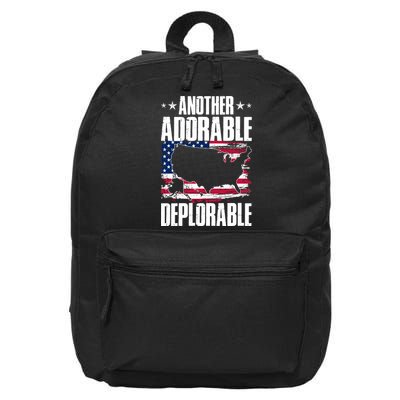 Another Adorable Deplorable Pro Trump 16 in Basic Backpack