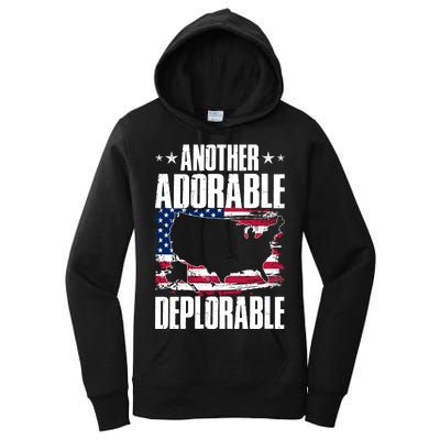 Another Adorable Deplorable Pro Trump Women's Pullover Hoodie